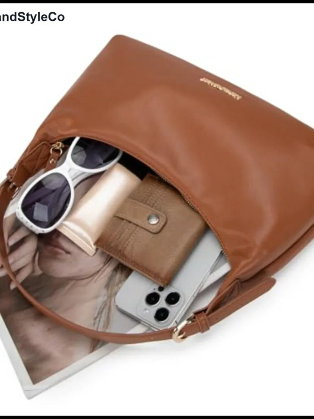Montana West Hobo Shoulder Bag Vegan Leather Crescent Purse Adjustable Strap